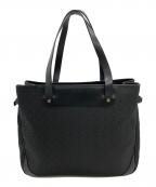 CELINEセリーヌ）の古着「Cマカダム柄 ハンドバック」｜ブラック