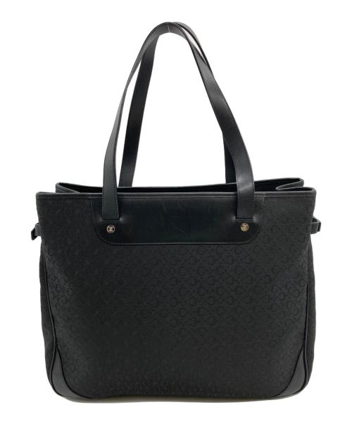 CELINE（セリーヌ）CELINE (セリーヌ) Cマカダム柄 ハンドバック ブラックの古着・服飾アイテム