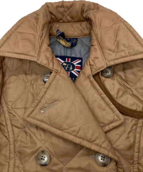 LAVENHAM（ラベンハム）LAVENHAM (ラベンハム) キルティングトレンチコート ブラウン サイズ:36の古着・服飾アイテム