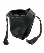 CHRISTIAN VILLAクリスチャンヴィラ）の古着「バケツ型ショルダーバッグ」｜ブラック