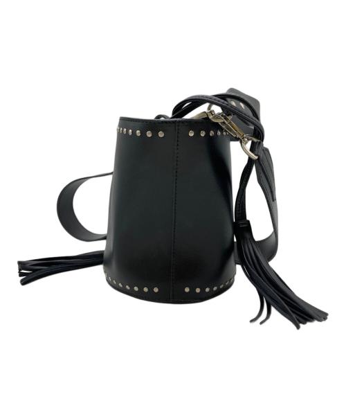 CHRISTIAN VILLA（クリスチャンヴィラ）CHRISTIAN VILLA (クリスチャンヴィラ) バケツ型ショルダーバッグ ブラックの古着・服飾アイテム