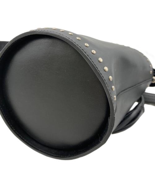 CHRISTIAN VILLA（クリスチャンヴィラ）CHRISTIAN VILLA (クリスチャンヴィラ) バケツ型ショルダーバッグ ブラックの古着・服飾アイテム