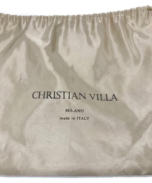 CHRISTIAN VILLA（クリスチャンヴィラ）CHRISTIAN VILLA (クリスチャンヴィラ) バケツ型ショルダーバッグ ブラックの古着・服飾アイテム