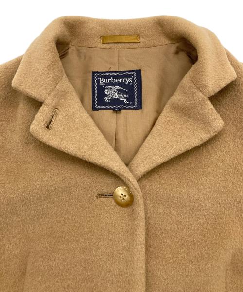 Burberry's（バーバリー）Burberry's (バーバリーズ) キャメルウールハーフコート ベージュ サイズ:40の古着・服飾アイテム