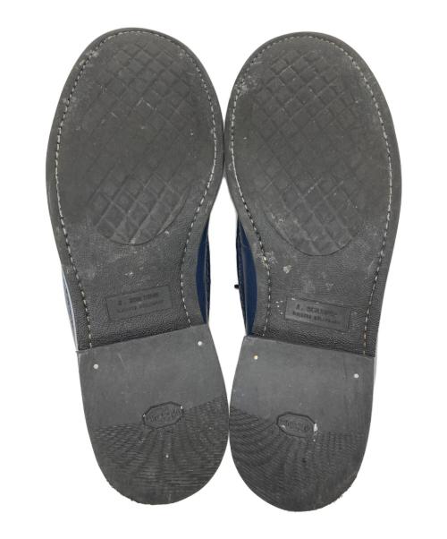 N.HOOLYWOOD（エヌ ハリウッド）N.HOOLYWOOD (エヌ ハリウッド) レザーシューズ ブルー サイズ:8　1/2の古着・服飾アイテム