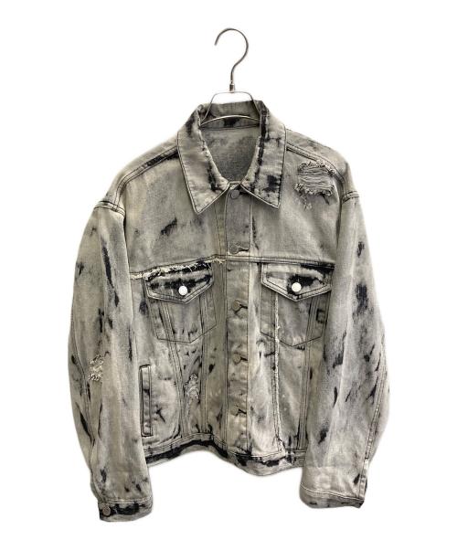 TK TAKEO KIKUCHI（ティーケー タケオキクチ）TK TAKEO KIKUCHI (ティーケー タケオキクチ) デニムジャケット グレー サイズ:Mの古着・服飾アイテム