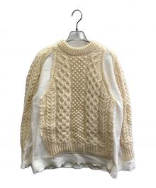 Needles（ニードルズ）の古着「Fisherman Sweater」｜アイボリー