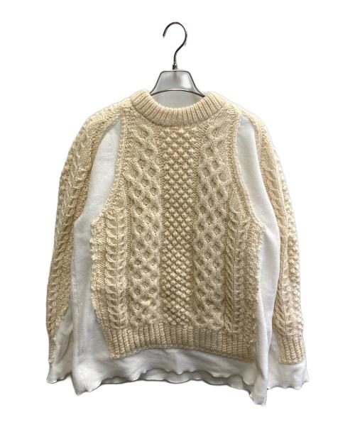 Needles（ニードルズ）Needles (ニードルズ) Fisherman Sweater アイボリー サイズ:Sの古着・服飾アイテム
