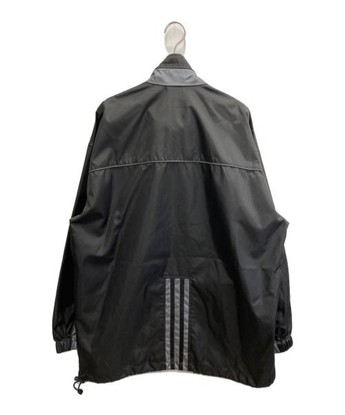 adidas（アディダス）adidas (アディダス) 90s ナイロンジャケット【デサント期】 ブラック サイズ:M-Lの古着・服飾アイテム