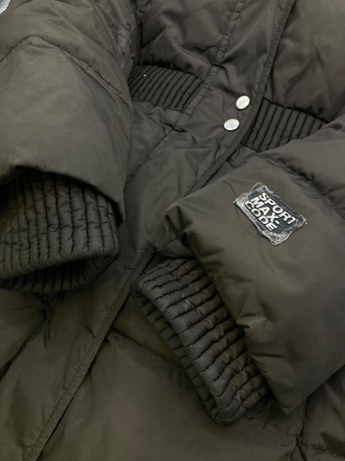 SPORT MAX CODE（スポーツマックスコード）SPORT MAX CODE (スポーツマックスコード) ダウンコート ブラウン サイズ:44の古着・服飾アイテム