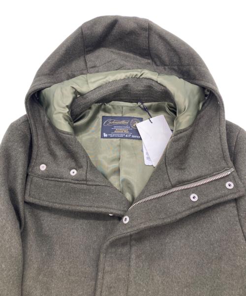 417 by EDIFICE（417 バイ エディフィス）417 by EDIFICE (417 バイ エディフィス) ニュージーランドウールコート グリーン サイズ:S 未使用品の古着・服飾アイテム