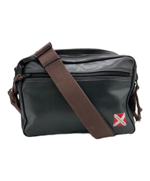 LUGGAGE LABEL（ラゲッジ レーベル）LUGGAGE LABEL (ラゲッジ レーベル) ショルダーバッグ グレー×ブラウンの古着・服飾アイテム