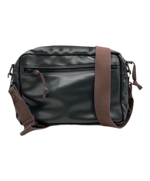 LUGGAGE LABEL（ラゲッジ レーベル）LUGGAGE LABEL (ラゲッジ レーベル) ショルダーバッグ グレー×ブラウンの古着・服飾アイテム