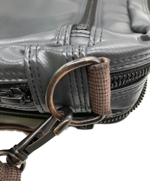 LUGGAGE LABEL（ラゲッジ レーベル）LUGGAGE LABEL (ラゲッジ レーベル) ショルダーバッグ グレー×ブラウンの古着・服飾アイテム