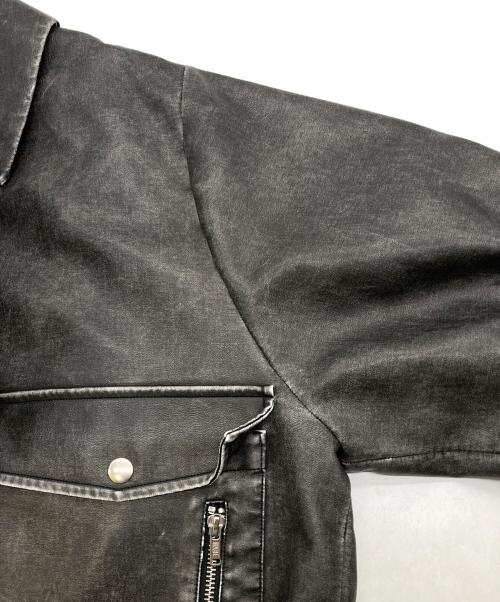 HARE（ハレ）HARE (ハレ) エコレザージャケット グレー サイズ:Fの古着・服飾アイテム