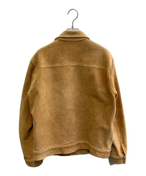 CALEE（キャリー）CALEE (キャリー) スエードジャケット ブラウン サイズ:Mの古着・服飾アイテム