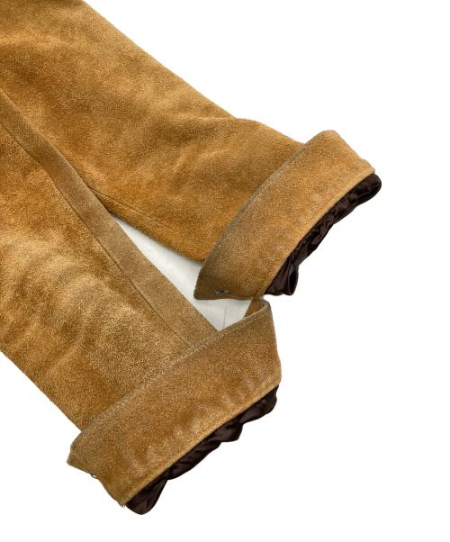 CALEE（キャリー）CALEE (キャリー) スエードジャケット ブラウン サイズ:Mの古着・服飾アイテム