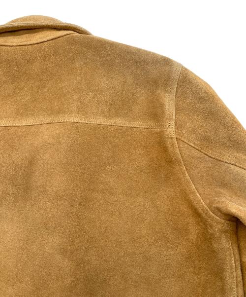 CALEE（キャリー）CALEE (キャリー) スエードジャケット ブラウン サイズ:Mの古着・服飾アイテム