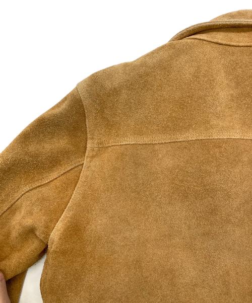 CALEE（キャリー）CALEE (キャリー) スエードジャケット ブラウン サイズ:Mの古着・服飾アイテム