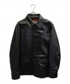 Y'2 leatherワイツーレザー）の古着「ECO HORSE 30'S CAR COAT」｜ブラック