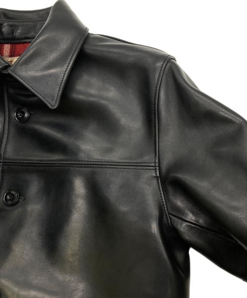 Y'2 leather（ワイツーレザー）Y'2 LEATHER (ワイツーレザー) ECO HORSE 30'S CAR COAT ブラック サイズ:40の古着・服飾アイテム