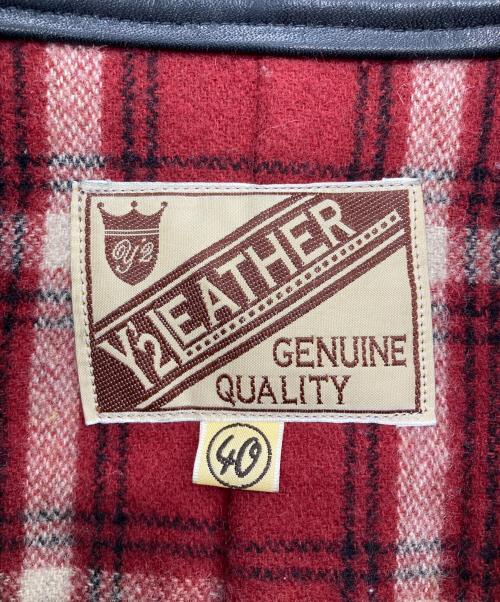 Y'2 leather（ワイツーレザー）Y'2 LEATHER (ワイツーレザー) ECO HORSE 30'S CAR COAT ブラック サイズ:40の古着・服飾アイテム