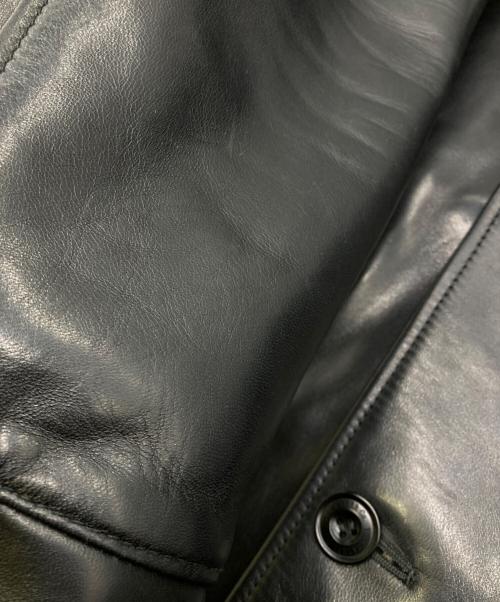 Y'2 leather（ワイツーレザー）Y'2 LEATHER (ワイツーレザー) ECO HORSE 30'S CAR COAT ブラック サイズ:40の古着・服飾アイテム