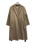 INDIVIインディヴィ）の古着「ハミルトンウール リバーテーラーコート」｜ブラウン