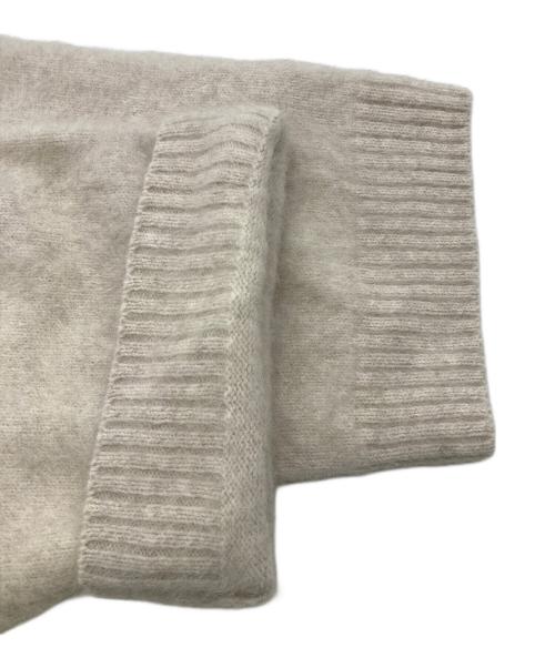 stola.（ストラ）stola. (ストラ) FOXUネックニットプルオーバー ホワイト サイズ:Fの古着・服飾アイテム