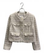 HER LIP TOハーリップトゥ）の古着「Grace Tweed Jacket」｜ベージュ