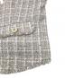 中古・古着 Her lip to (ハーリップトゥ) Grace Tweed Jacket ベージュ サイズ:M：12000円
