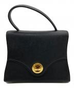 GIVENCHYジバンシィ）の古着「ターンロックハンドバッグ」｜ブラック