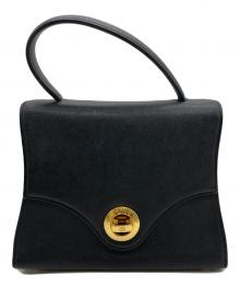 GIVENCHY（ジバンシィ）の古着「ターンロックハンドバッグ」｜ブラック