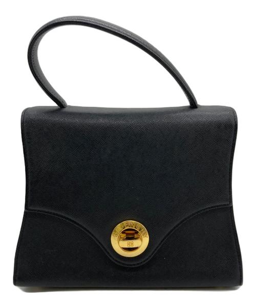 GIVENCHY（ジバンシィ）GIVENCHY (ジバンシィ) ターンロックハンドバッグ ブラックの古着・服飾アイテム