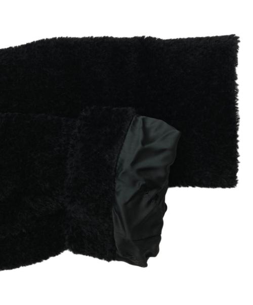 MaxMara（マックスマーラ）MaxMara (マックスマーラ) 銀タグ/アルパカバージンウールブレンドショートコート ブラック サイズ:40の古着・服飾アイテム