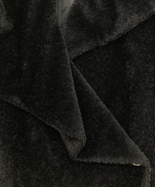 MaxMara（マックスマーラ）MaxMara (マックスマーラ) 銀タグ/アルパカバージンウールブレンドショートコート ブラック サイズ:40の古着・服飾アイテム