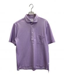 MACKINTOSH PHILOSOPHY（マッキントッシュ フィロソフィー）の古着「トロッター カッタウェイポロシャツ メランジカノコ」｜パープル