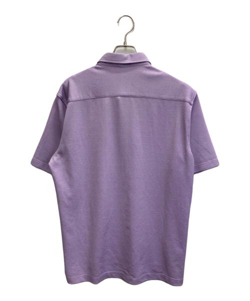 MACKINTOSH PHILOSOPHY（マッキントッシュ フィロソフィー）MACKINTOSH PHILOSOPHY (マッキントッシュ フィロソフィー) トロッター カッタウェイポロシャツ メランジカノコ パープル サイズ:42の古着・服飾アイテム
