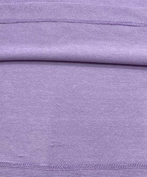 MACKINTOSH PHILOSOPHY（マッキントッシュ フィロソフィー）MACKINTOSH PHILOSOPHY (マッキントッシュ フィロソフィー) トロッター カッタウェイポロシャツ メランジカノコ パープル サイズ:42の古着・服飾アイテム