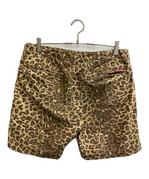 HIDE AND SEEK（ハイドアンドシーク）HIDE AND SEEK (ハイドアンドシーク) レオパードハーフパンツ ブラウン サイズ:Lの古着・服飾アイテム