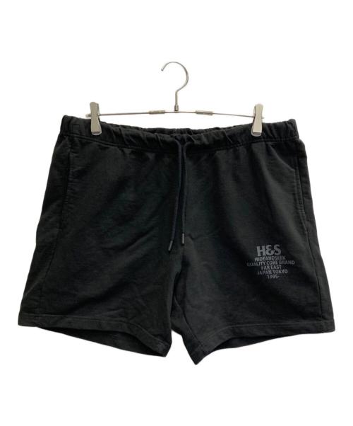 HIDE AND SEEK（ハイドアンドシーク）HIDE AND SEEK (ハイドアンドシーク) Logo Short ブラック サイズ:Mの古着・服飾アイテム
