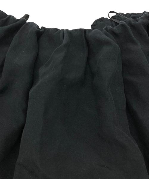 anuans（アニュアンス）anuans (アニュアンス) ボリュームバルーントップス ブラック サイズ:FREEの古着・服飾アイテム