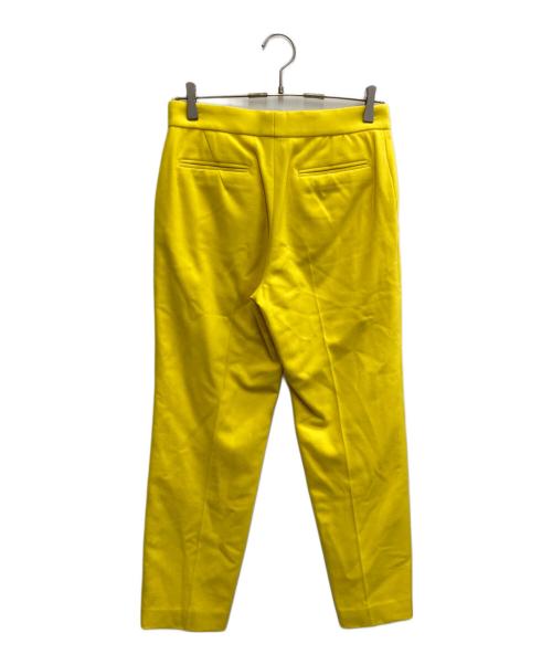 DRAWER（ドゥロワー）Drawer (ドゥロワー) ウールフラノスリムテーパードパンツ イエロー サイズ:Mの古着・服飾アイテム