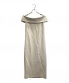 anuansアニュアンス）の古着「オフショルコンシャスワンピース」｜ホワイト