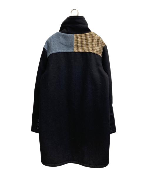 Harris Tweed（ハリスツイード）Harris Tweed (ハリスツイード) SPEP 切替コート ブラック サイズ:不明の古着・服飾アイテム