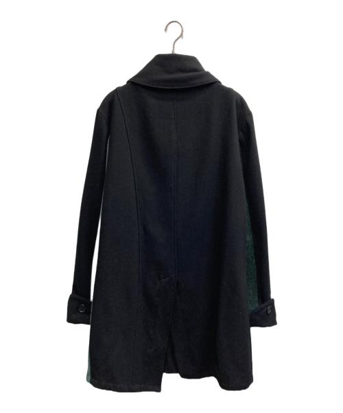 Harris Tweed（ハリスツイード）Harris Tweed (ハリスツイード) SPEP 切替コート ブラック サイズ:不明の古着・服飾アイテム