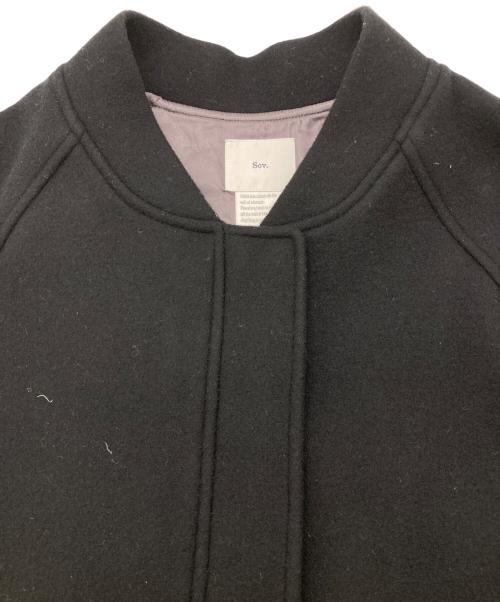 Sov.（ソブ）Sov. (ソブ) ウールブルゾンジャケット ブラック サイズ:FREEの古着・服飾アイテム