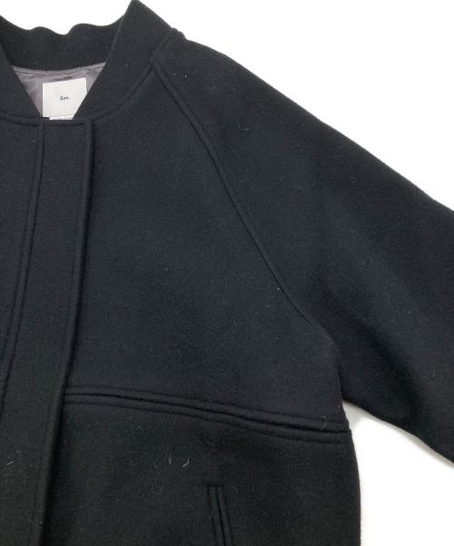 Sov.（ソブ）Sov. (ソブ) ウールブルゾンジャケット ブラック サイズ:FREEの古着・服飾アイテム