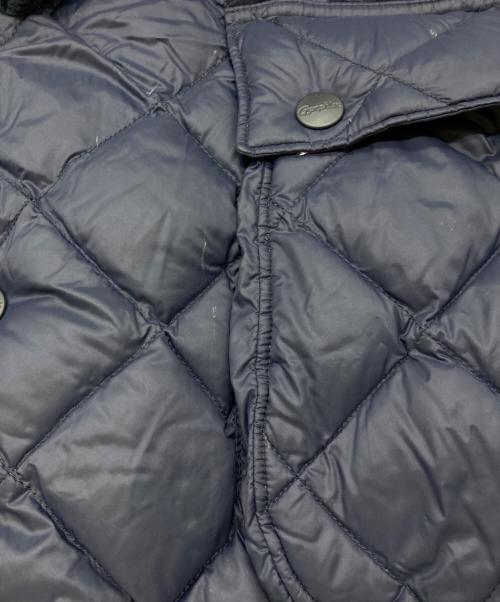 Gymphlex（ジムフレックス）Gymphlex (ジムフレックス) キルティングダウンジャケット ネイビー サイズ:14の古着・服飾アイテム