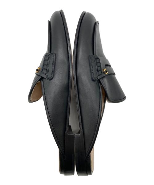 Gianvito Rossi（ジャンヴィト ロッシ） Gianvito Rossi (ジャンヴィト ロッシ) レザーサンダル ブラック サイズ:371/2の古着・服飾アイテム